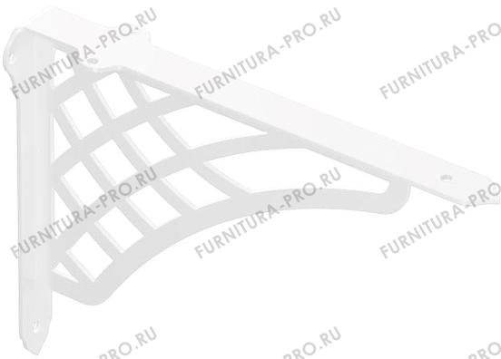 Менсолодержатель "Шельф", отделка белый бархат (матовый), комплект 2штуки MD.09.212.9016 фото, цена 2 145 руб.