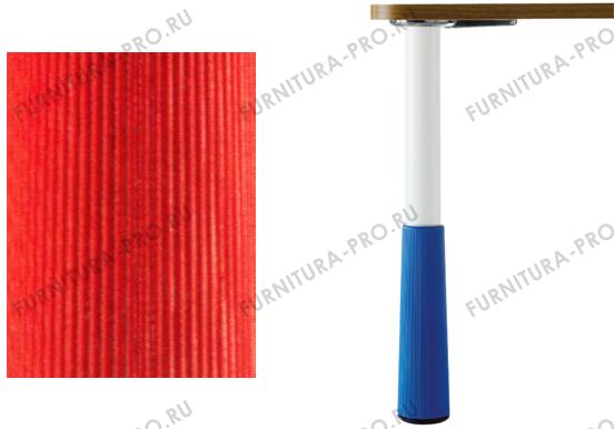 Нога d.50 Н495-675 для стола KINDER, цвет белый RAL9003 + красный 654.58.01.80.04 фото, цена 7 470 руб.
