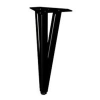 Ножка декоративная Риза, h.250, отделка черный бархат (матовый) NS.04.250.9005 фото, цена 2 145 руб.