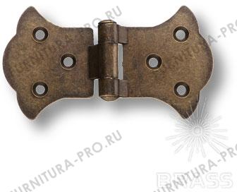 Петля карточная, цвет античная бронза 31.033.00.72 bronze hinge фото, цена 255 руб.