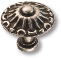 Ручка кнопка, античное серебро 15.304.24.16 фото, цена 255 руб.