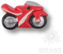 Ручка кнопка детская, мотоцикл красный 355RJ фото, цена 970 руб.