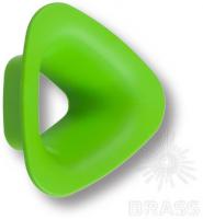 Ручка кнопка детская, треугольник зеленый 32 мм 491032ST06 фото, цена 475 руб.