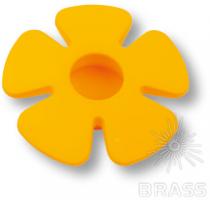 Ручка кнопка детская, цветок желтый 435025ST07 фото, цена 530 руб.