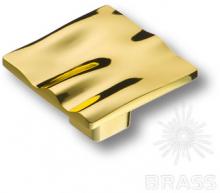 Ручка-кнопка квадратная модерн, глянцевое золото 465025MP25 фото, цена 790 руб.