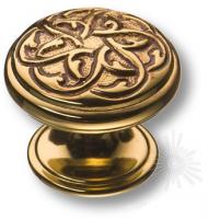 Ручка кнопка латунь, французское золото 07120-035 фото, цена 2 735 руб.