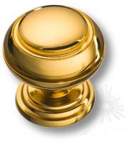 Ручка кнопка латунь, глянцевое золото 0712-003 фото, цена 2 055 руб.