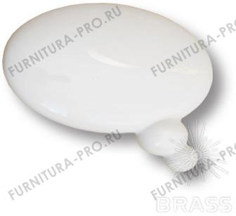 Ручка кнопка модерн, глянцевый белый 271064PC01 фото, цена 700 руб.