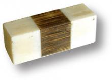 Ручка кнопка, натуральная кость, дополненная вставками из древесины 147A3 фото, цена 815 руб.