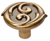 Ручка-кнопка,отделка бронза античная "Флоренция" WPO.634Y.031.M00D1 фото, цена 250 руб.