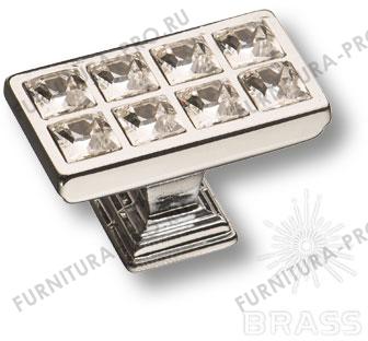 Ручка кнопка с кристаллами Swarovski эксклюзивная коллекция, глянцевый хром 15.349.00.SWA.07 фото, цена 2 305 руб.
