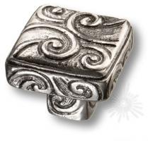 Ручка кнопка сплав олова и серебра, цвет античное серебро 900.00.16 фото, цена 4 245 руб.