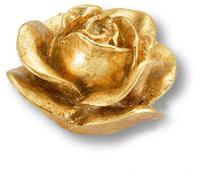 Ручка кнопка в форме розы, смола, ручная работа, цвет золото RE 01 19 фото, цена 3 735 руб.