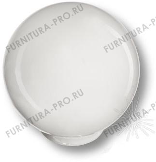 Ручка кнопка, выполнена в форме шара, цвет белый глянцевый 626BL2 фото, цена 160 руб.