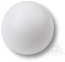 Ручка кнопка, выполнена в форме шара, цвет белый матовый 445BL2 фото, цена 310 руб.