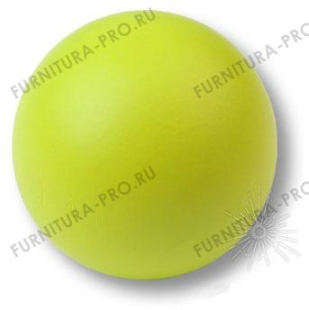 Ручка кнопка, выполнена в форме шара, цвет салатовый матовый 445VE1 фото, цена 415 руб.