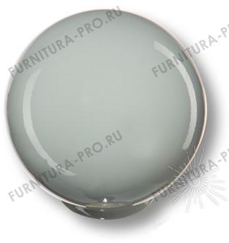 Ручка кнопка, выполнена в форме шара, цвет серый глянцевый 626GR фото, цена 140 руб.