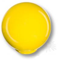 Ручка кнопка, выполнена в форме шара, цвет желтый глянцевый 626AM2 фото, цена 190 руб.