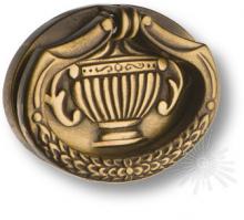 Ручка кольцо на подложке, античная бронза 2490.0055.R.001 фото, цена 330 руб.