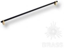 Ручка рейлинг модерн, глянцевое золото/чёрный 480 мм 8951 0480 GL-AL6 фото, цена 2 245 руб.