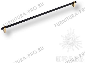 Ручка рейлинг модерн, глянцевое золото/чёрный 480 мм 8951 0480 GL-AL6 фото, цена 2 245 руб.
