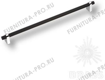 Ручка рейлинг модерн, глянцевый хром/чёрный 320 мм 8952 0320 CR-AL6 фото, цена 1 805 руб.
