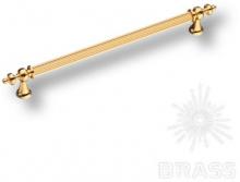 Ручка рейлинг модерн, ребристая, глянцевое золото 224 мм 1670-60-224-053 фото, цена 1 185 руб.