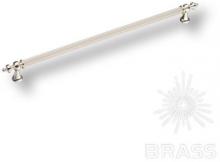 Ручка рейлинг модерн, ребристая, глянцевый никель 320 мм 1670-51-320-053 фото, цена 1 450 руб.