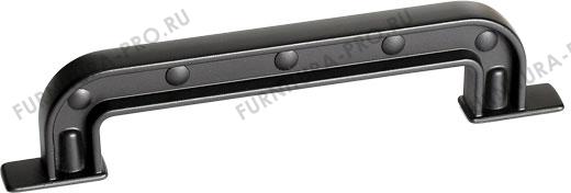 Ручка-скоба 128мм, отделка черный матовый 15165Z12800.05 фото, цена 860 руб.