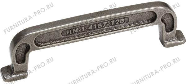 Ручка-скоба 128мм, отделка железо HN-I-4187-128-I фото, цена 1 050 руб.