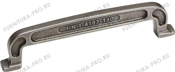 Ручка-скоба 160мм, отделка железо HN-I-4187-160-I фото, цена 1 210 руб.