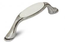 Ручка-скоба 96мм серебро состаренное/керамика WMN.771.096.00E8 фото, цена 1 330 руб.