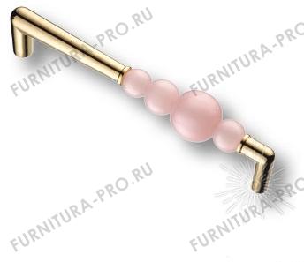 Ручка скоба Atomo эксклюзивная коллекция розовая смола, глянцевое золото 160 мм 15.189.160 AT PI 19 фото, цена 3 400 руб.