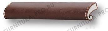 Ручка скоба эксклюзивная коллекция, коричневая кожа 64 мм 7693.0168.071.176 фото, цена 3 570 руб.