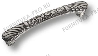 Ручка скоба, эксклюзивная коллекция, цвет - античное серебро 128 мм 856.128.27 фото, цена 12 130 руб.