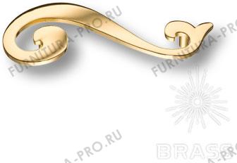 Ручка скоба, глянцевое золото 24K 96 мм (правая) 15.186.96.19 right фото, цена 1 665 руб.