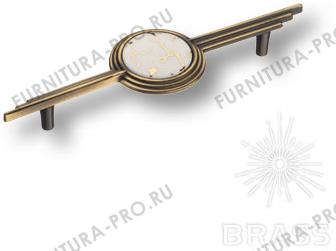 Ручка скоба керамика с металлом, античная бронза 128 мм 1995-41-128-449 фото, цена 1 390 руб.