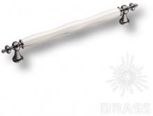 Ручка скоба керамика с металлом, перламутровый/графит 192 мм 1670-70-192-L PEARL фото, цена 2 185 руб.