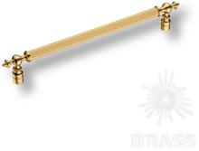 Ручка скоба, латунь, современная классика, глянцевое золото 288 мм 25123-003-16-288 фото, цена 10 005 руб.