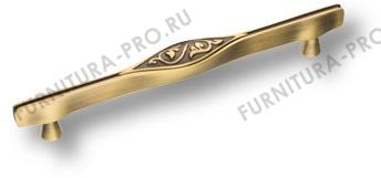 Ручка скоба, латунь, старая бронза 160 мм 25104-013-160 фото, цена 4 290 руб.
