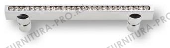 Ручка скоба с кристаллами Swarovski, глянцевый хром 2575-005-480 фото, цена 11 905 руб.