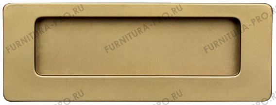 Ручка врезная 113мм, отделка золото матовое 3702-200 фото, цена 1 170 руб.