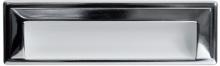 Ручка врезная 128мм, отделка белый глянец + хром глянец 8.1005.0128.70-40 фото, цена 1 040 руб.
