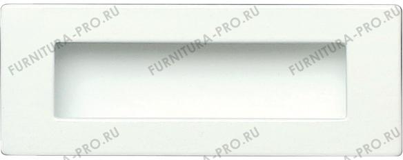 Ручка врезная 96мм, отделка белый матовый 25.789.0096.0270-0270 фото, цена 935 руб.