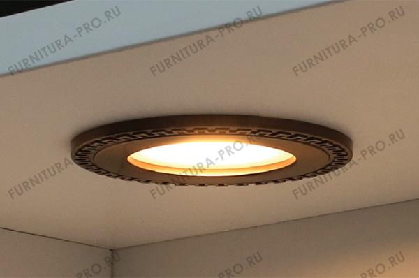 Светильник LED Nika, 3.5W/350mA, 3000K, отделка бронза античная HW.004.GR.AB фото, цена 2 145 руб.