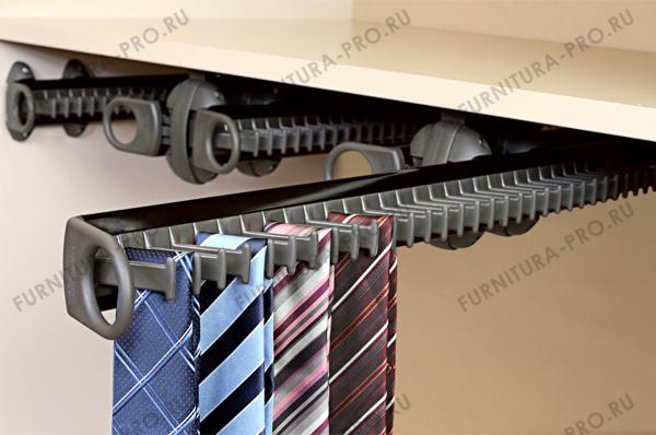 Выдвижной держатель для галстуков, отделка коричневая SSNBP161B фото, цена 3 965 руб.